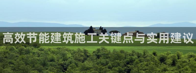 e尊国际是干什么的：高效节能建筑施工关键点与实用建议