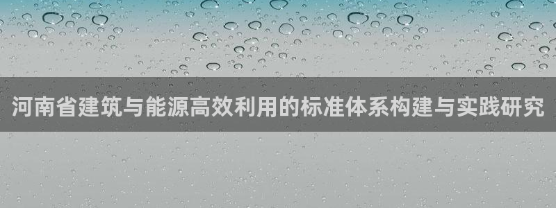 e尊国际是干什么的：河南省建筑与能源高效利用的标准体系构建与实践研究