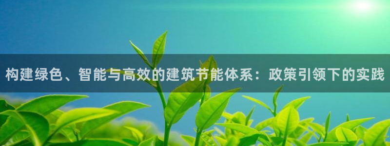 e尊国际客户端下载：构建绿色、智能与高效的建筑节能体系：政策引领下的实践
