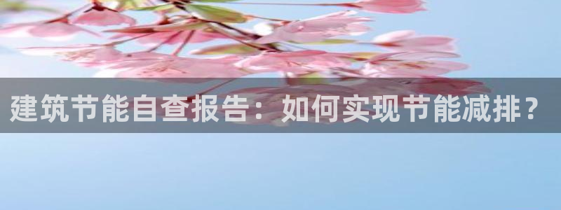 e尊国际网址：建筑节能自查报告：如何实现节能减排？