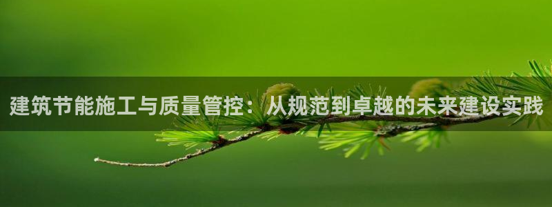 尊亿娱乐国际官网：建筑节能施工与质量管控：从规范到卓越的未来建设实践