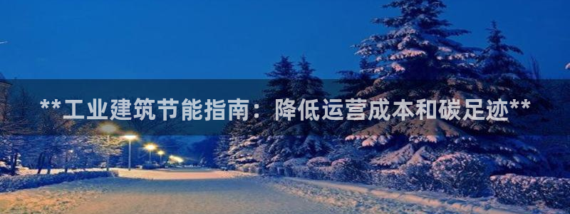 e尊国际地址：**工业建筑节能指南：降低运营成本和碳足迹**
