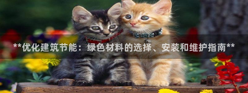 e尊电竞：**优化建筑节能：绿色材料的选择、安装和维护指南**