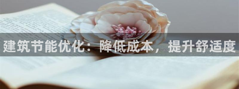 e尊国际平台：建筑节能优化：降低成本，提升舒适度