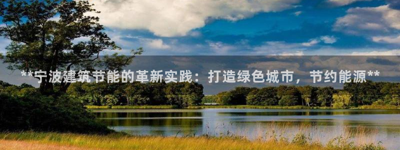 E尊国际网站：**宁波建筑节能的革新实践：打造绿色城市，节约能源**