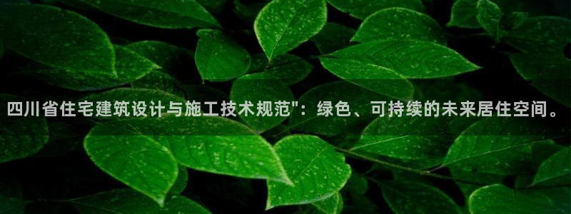 e尊国际客服：四川省住宅建筑设计与施工技术规范\
